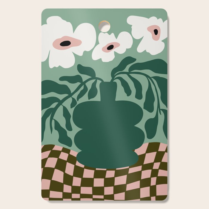 Bold Blossom Pottery Cutting Board Gallery Image 1