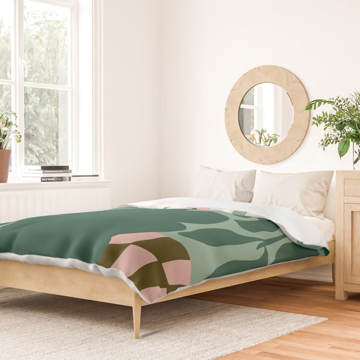Bold Blossom Pottery Duvet Cover Gallery Image 2