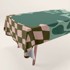 Bold Blossom Pottery Tablecloth Gallery Image 1