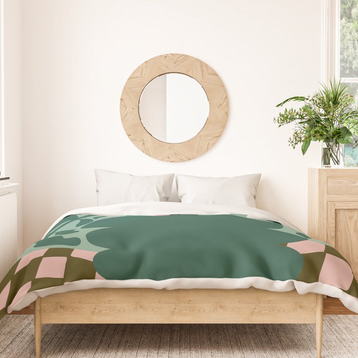 Bold Blossom Pottery Duvet Cover Gallery Image 3