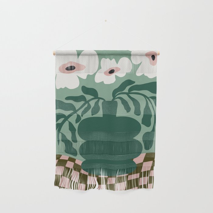 Bold Blossom Pottery Wall Hanging Gallery Image 1