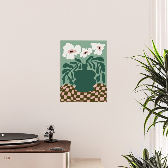 Bold Blossom Pottery Poster Gallery Image 2