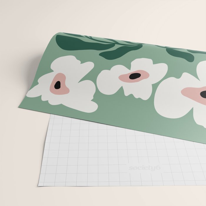 Bold Blossom Pottery Wrapping Paper Gallery Image 2