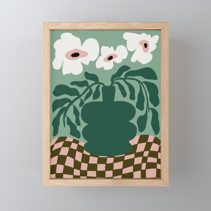 Bold Blossom Pottery Mini Art Print Gallery Image 1