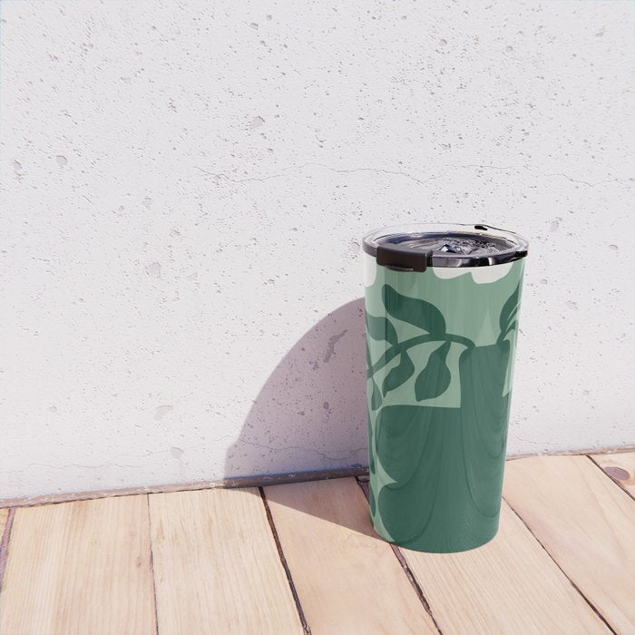 Bold Blossom Pottery Travel Mug Gallery Image 4