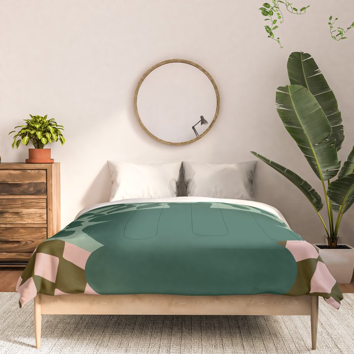 Bold Blossom Pottery Comforter Gallery Image 3