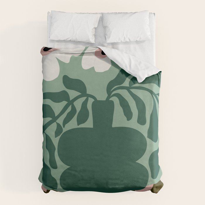 Bold Blossom Pottery Duvet Cover Gallery Image 6