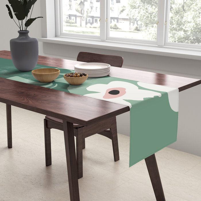 Bold Blossom Pottery Table Runner Gallery Image 2