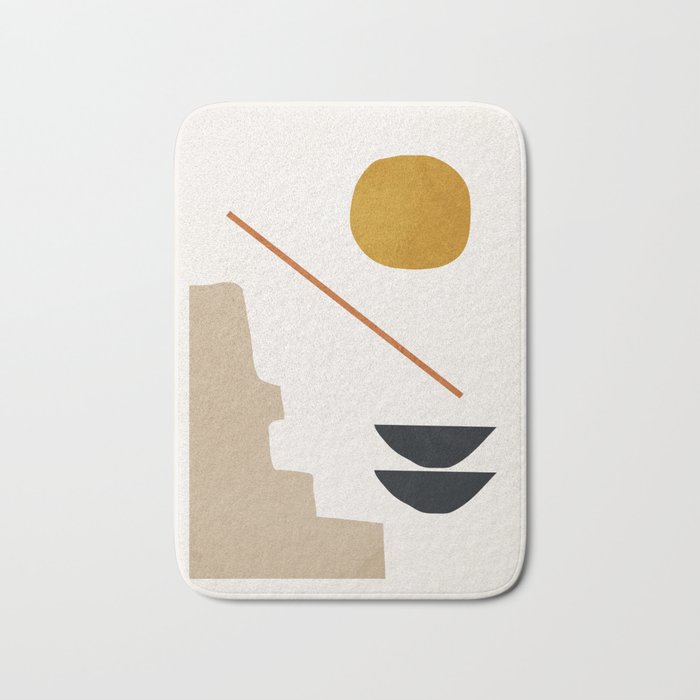 abstract minimal 6 Bath Mat Gallery Image 1