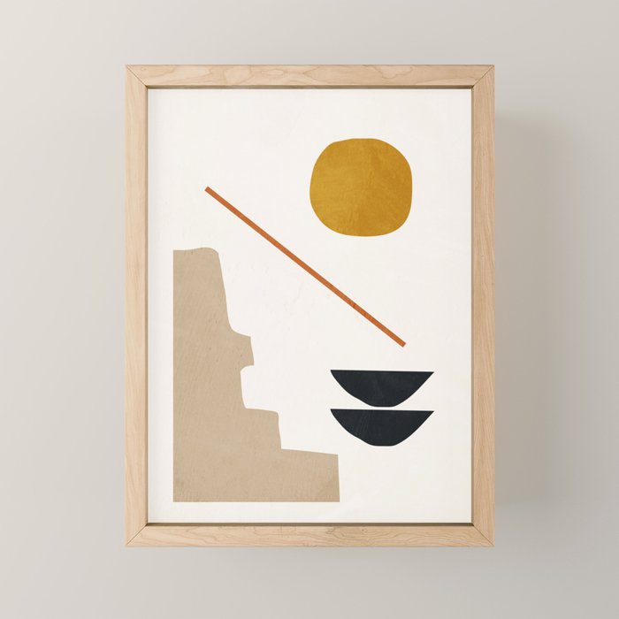 abstract minimal 6 Mini Art Print Gallery Image 1