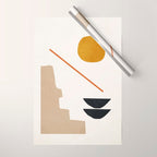 abstract minimal 6 Wrapping Paper Gallery Image 1
