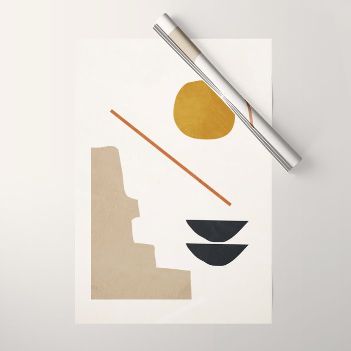 abstract minimal 6 Wrapping Paper Gallery Image 1