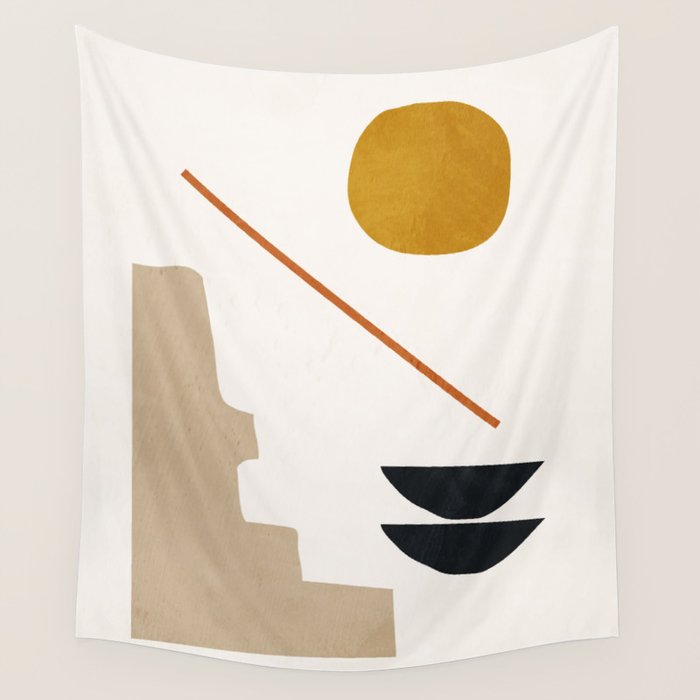 abstract minimal 6 Wall Tapestry Gallery Image 4