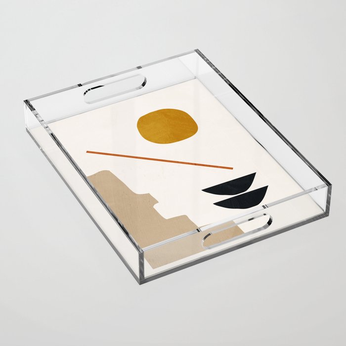 abstract minimal 6 Acrylic Tray Gallery Image 1