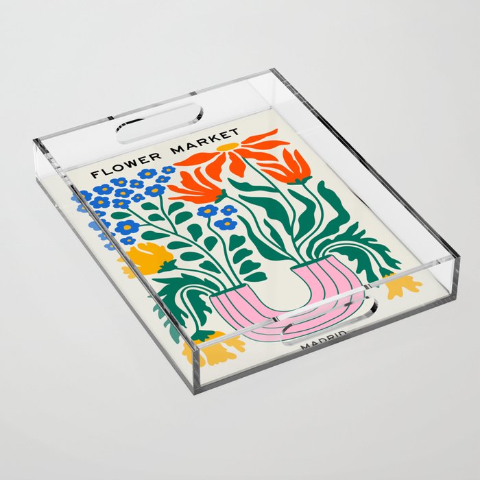 Flower Market 04: Madrid Acrylic Tray Gallery Image 1