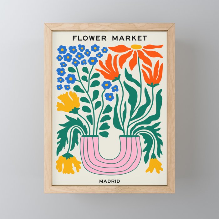 Flower Market 04: Madrid Mini Art Print Gallery Image 1