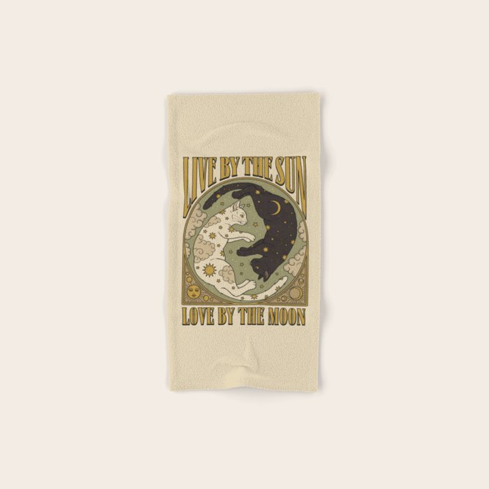 Sun and Moon Bath Towel Gallery Image 1
