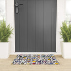 expectant iteration botanical garden pattern Welcome Mat Gallery Image 3
