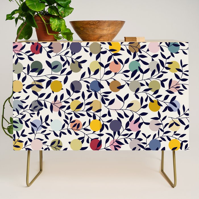 expectant iteration botanical garden pattern Credenza Gallery Image 1