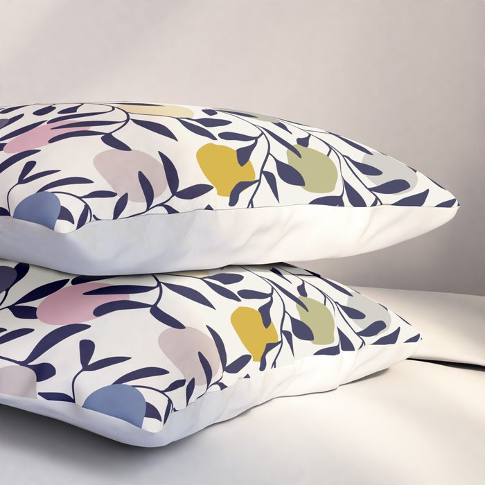 expectant iteration botanical garden pattern Pillow Sham Gallery Image 3