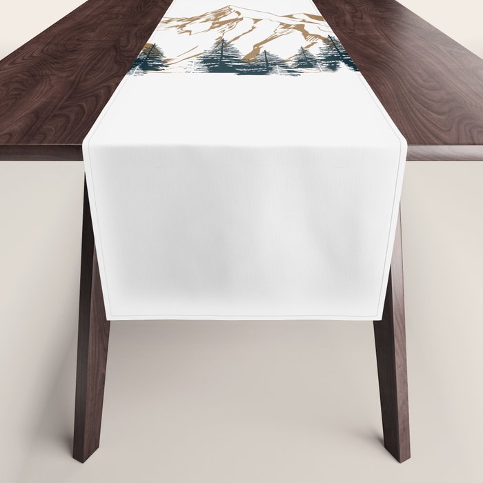 mountain 4 Table Runner Gallery Image 1