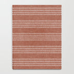 farmhouse stitch - rust Notebook Gallery Image 4
