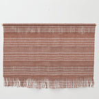 farmhouse stitch - rust Wall Hanging Gallery Image 1