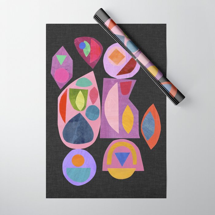 Midnight Mirror  Wrapping Paper Gallery Image 1