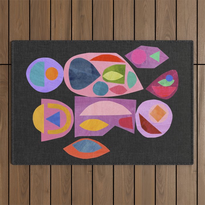 Midnight Mirror  Outdoor Rug Gallery Image 1