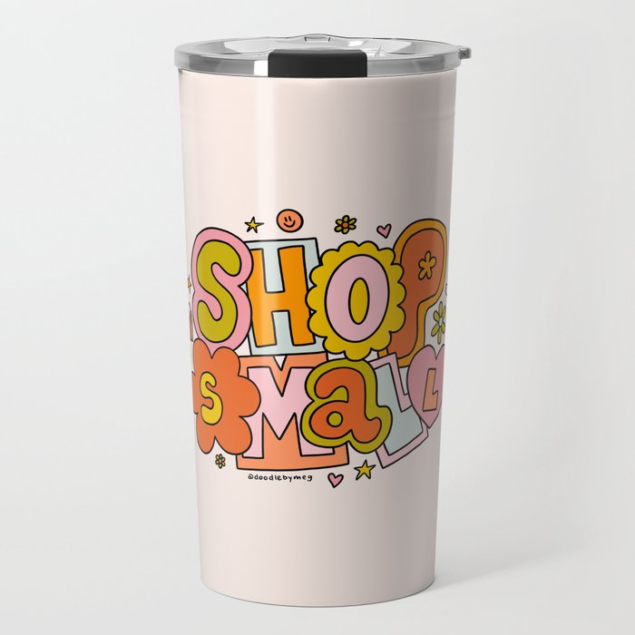 Shop Small Travel Mug Gallery Image 1