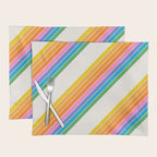 Candy Stripes - Rainbow Brites Placemat Gallery Image 1