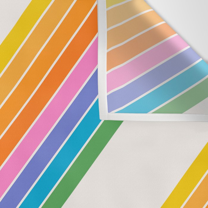 Candy Stripes - Rainbow Brites Wall Tapestry Gallery Image 3