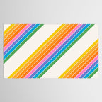 Candy Stripes - Rainbow Brites Tablecloth Gallery Image 2