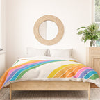 Candy Stripes - Rainbow Brites Duvet Cover Gallery Image 3