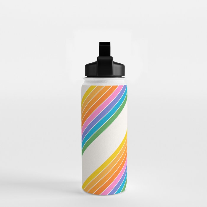 Candy Stripes - Rainbow Brites Water Bottle Gallery Image 2