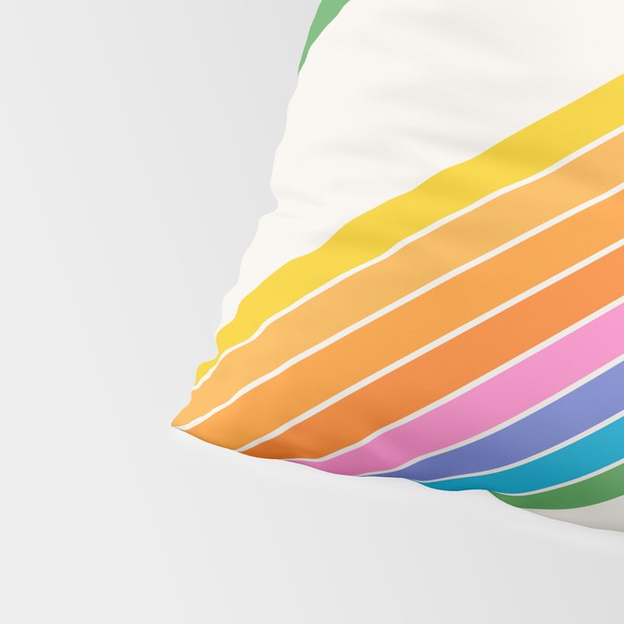 Candy Stripes - Rainbow Brites Pillow Sham Gallery Image 4