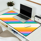Candy Stripes - Rainbow Brites Desk Mat Gallery Image 2