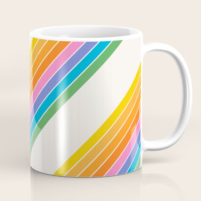Candy Stripes - Rainbow Brites Coffee Mug Gallery Image 1