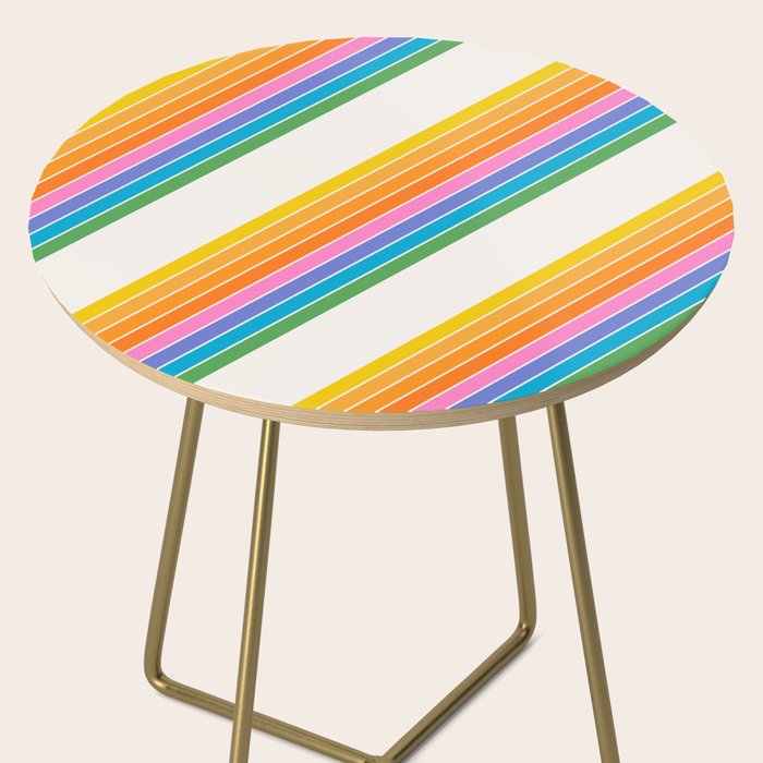Candy Stripes - Rainbow Brites Side Table Gallery Image 2