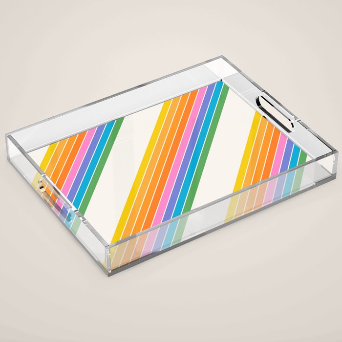 Candy Stripes - Rainbow Brites Acrylic Tray Gallery Image 1