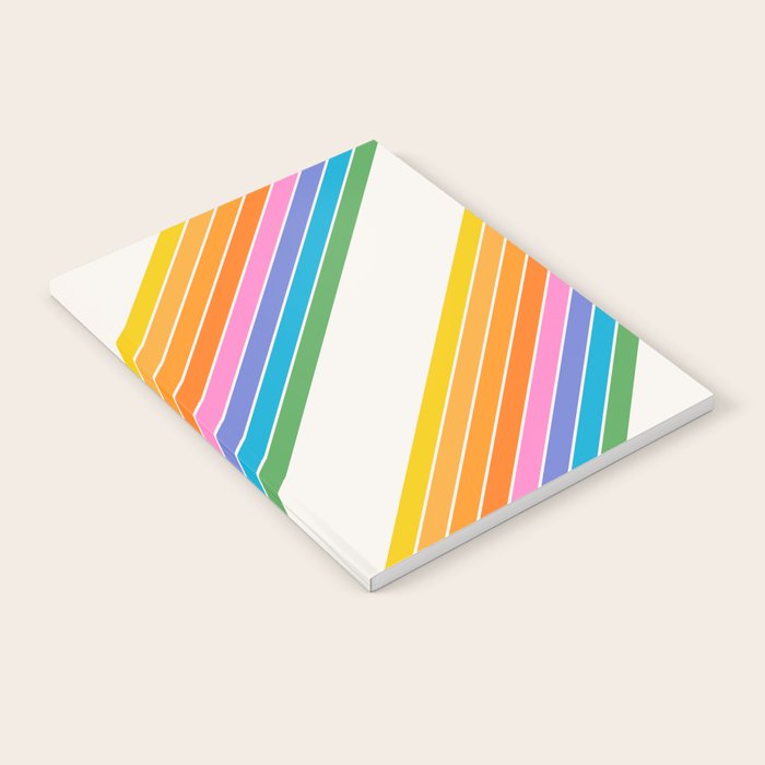 Candy Stripes - Rainbow Brites Notebook Gallery Image 1