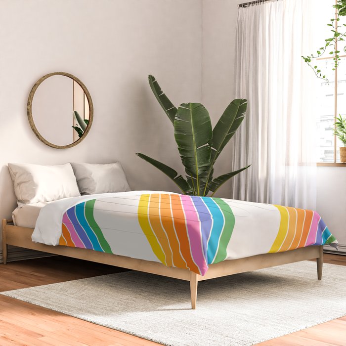 Candy Stripes - Rainbow Brites Comforter Gallery Image 2