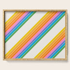 Candy Stripes - Rainbow Brites Serving Tray Gallery Image 1