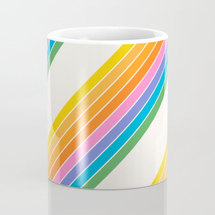 Candy Stripes - Rainbow Brites Coffee Mug Gallery Image 4