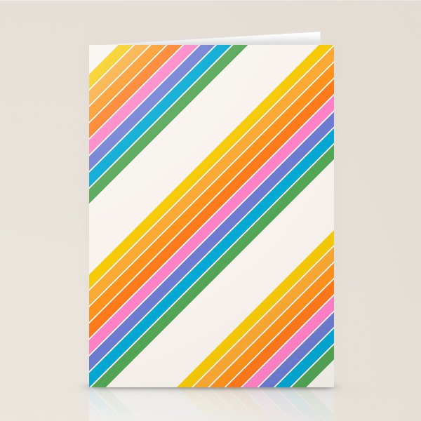 Candy Stripes - Rainbow Brites Stationery Card Gallery Image 2