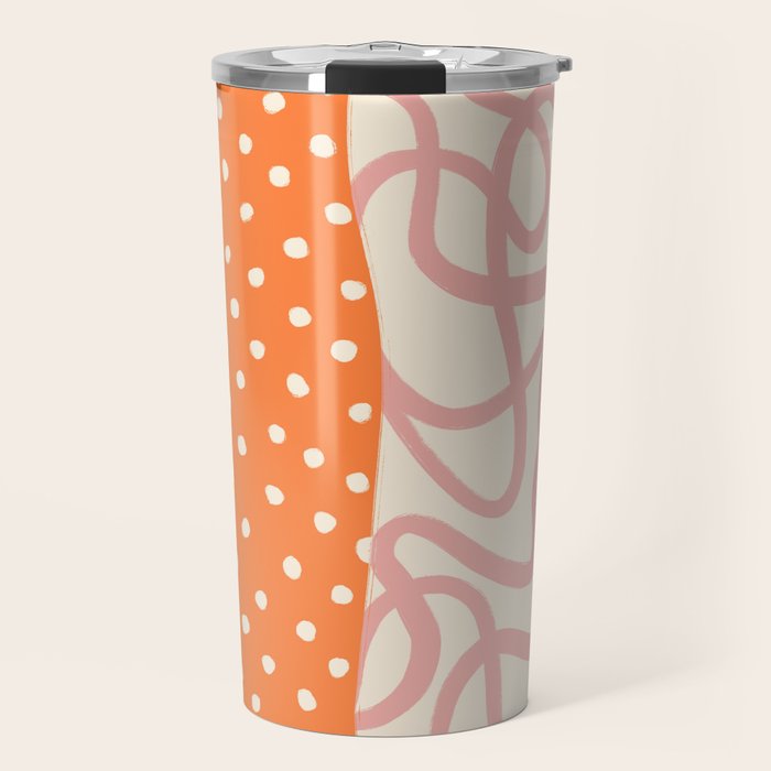 Peach Pattern Cake | PATTERN 08: The Retro Edition Travel Mug Gallery Image 1
