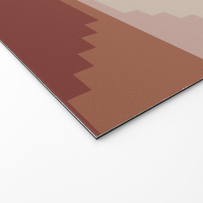 Geometric Aztec Pyramid Pattern III Welcome Mat Gallery Image 2