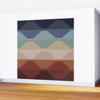 Geometric Aztec Pyramid Pattern III Wall Mural Gallery Image 2