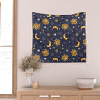 Vintage Celestial Mood Wall Tapestry Gallery Image 2