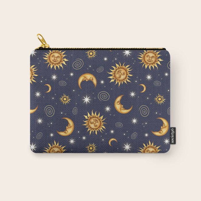 Vintage Celestial Mood Carry All Pouch Gallery Image 1